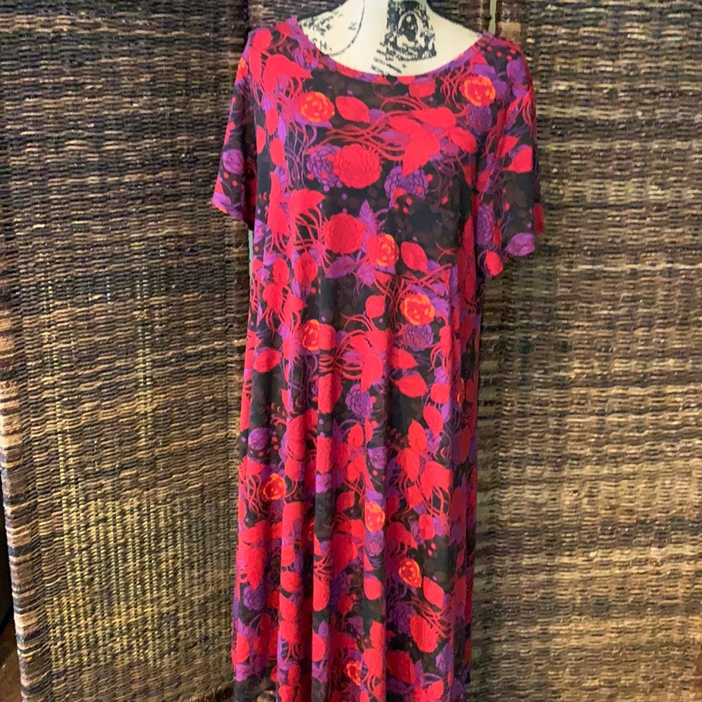 XL Lularoe Carly multi color